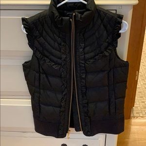 Juicy Couture Black Ruffle Vest